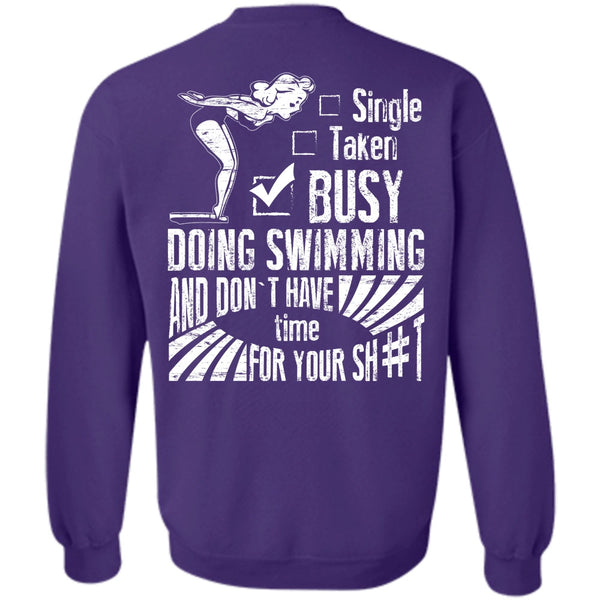 Being A Swimmer T Shirt, I Love Swimmer Sweatshirt