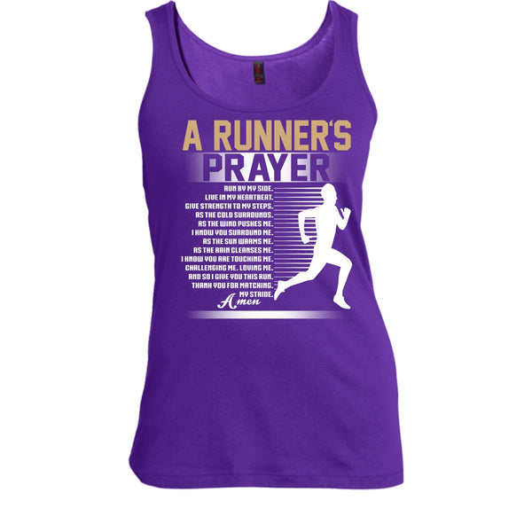 A Runner's Prayer T Shirt, Run By Myside Tank Top