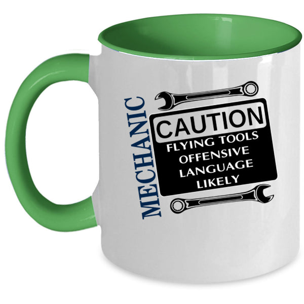 Flying Tools Coffee Mug, Mechanic Accent Mug