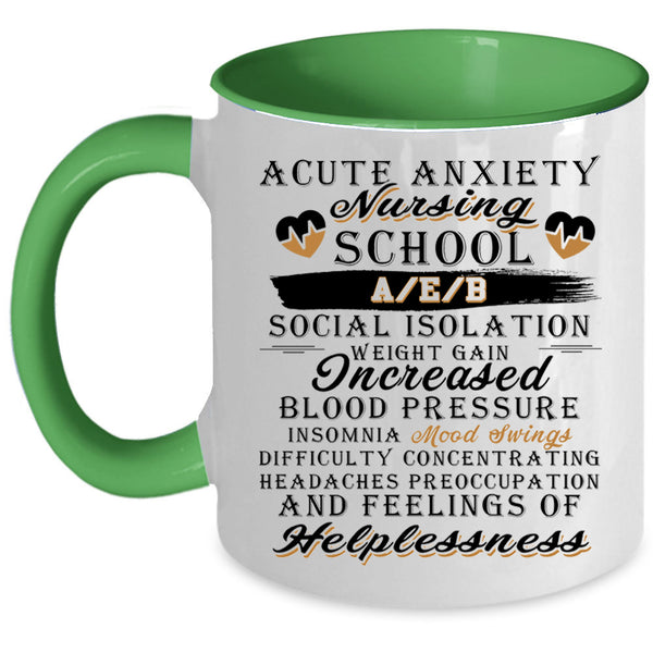 Cool Gift For Nurses Coffee Mug, Nursing School Accent Mug