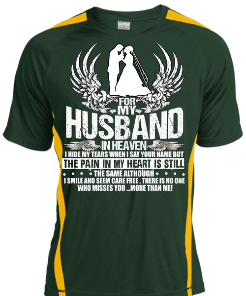 For My Husband In Heaven T Shirt, My Heart T Shirt, Cool Shirt