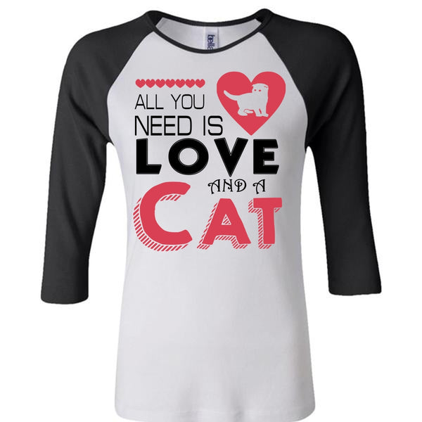 All You Need Is Love And A Cat T Shirt, I Love My Cat T Shirt, Cool Pets T Shirt