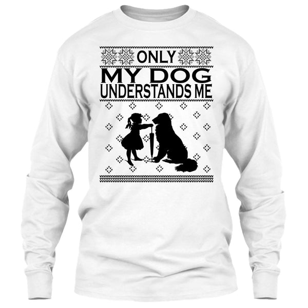 Only My Dog Understand Me T Shirt, Dog Merry Christmas T Shirt