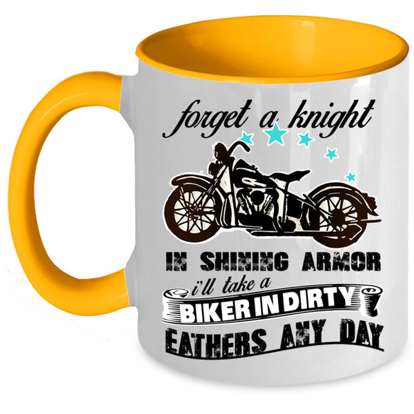 Cool Biker Coffee Mug, I'll Take A Biker In Dirty Accent Mug