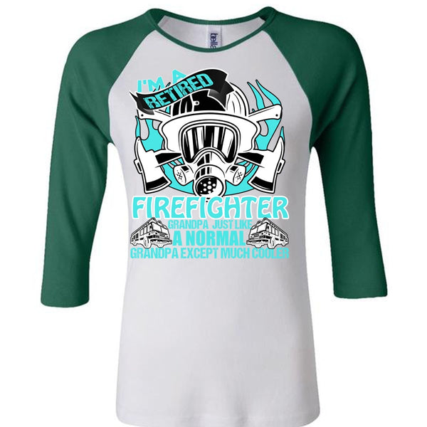 I'm A Retired Firefighter Grandpa T Shirt, I Love Firefighter T Shirt, Awesome T-Shirts