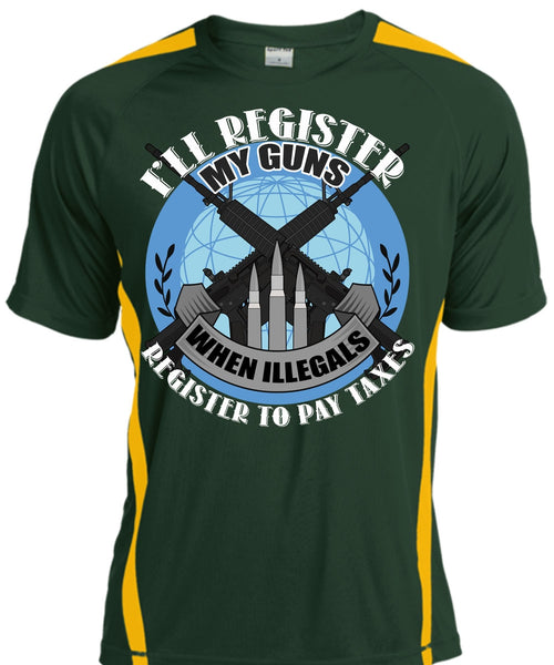 I'll Register My Guns T Shirt, Being A Veteran T Shirt, Cool Shirt