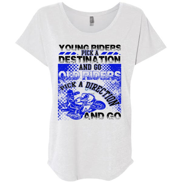 Go Old Riders Pick A Direction T Shirt, I Love Biking T Shirt, Awesome T-Shirts