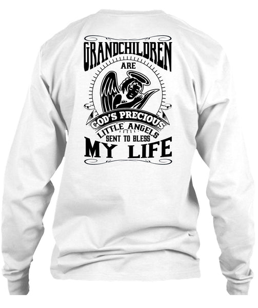 Grandchildren Are God's Precious Little Angels T Shirt, I Love Grandkid T Shirt