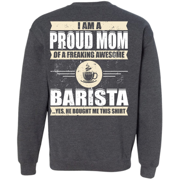 Awesome Barista T Shirt, I Love Barista Sweatshirt