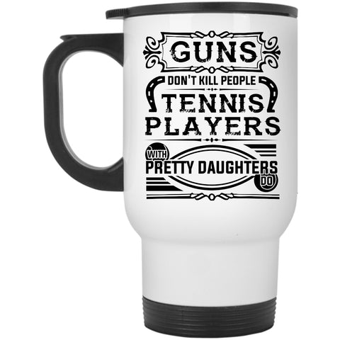 Pretty Daughters Travel Mug, Cool Tennis Players Mug