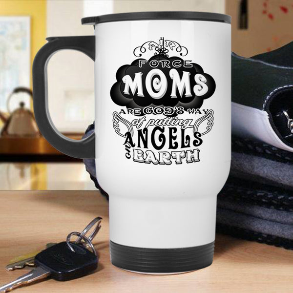 Best Gift For Mom Travel Mug, Air Force Moms Mug