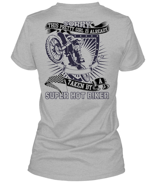 Taken By A Hot Biker T Shirt, I Love Biking T Shirt