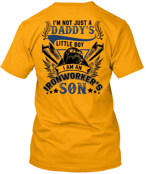I Am An Ironworker's Son T Shirt, I Love Ironworker T Shirt