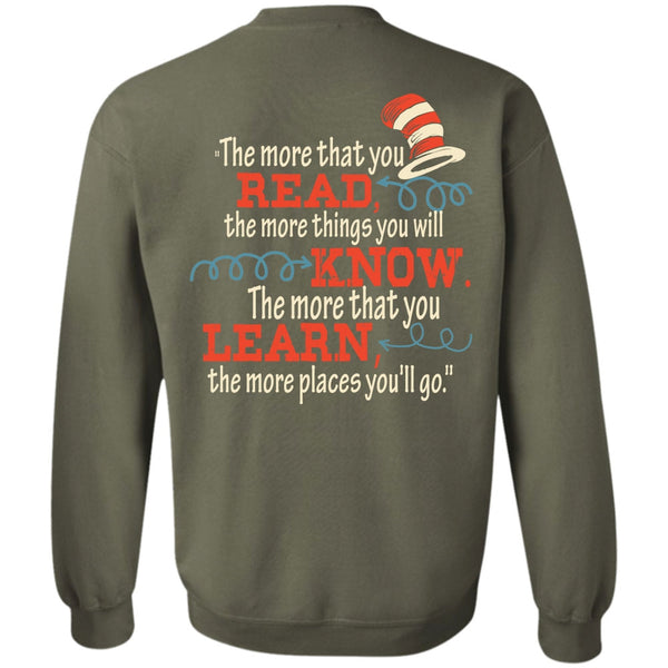 The Cat in the Hat T Shirt, You Will Know T Shirt, Read Across America Day 2018 Sweatshirt