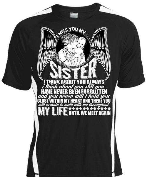 A black t-shirt with the shopify logo