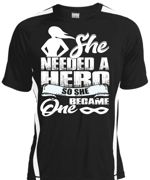 A black t-shirt with the shopify logo