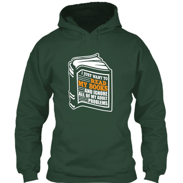 I Just Want To Read My Books T Shirt, Coolest Book Lover T Shirt