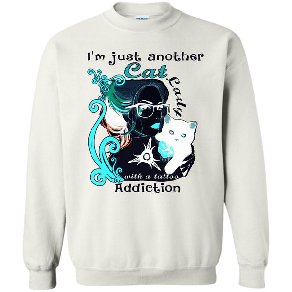 Coolest Cat Lady T Shirt, I'm Just Another Cat Lady Sweatshirt