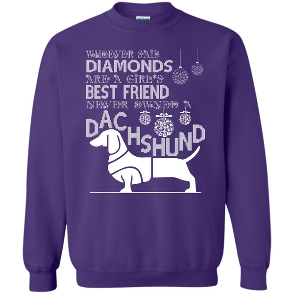 Never Owned A Dachshund T Shirt, Gift For Merry Christmas Sweatshirt