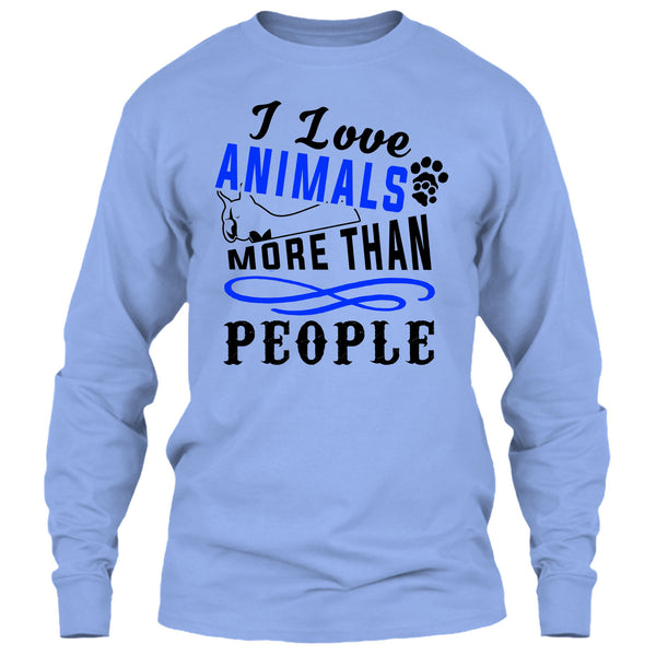 I Love Animals More Than People T Shirt, I Love My Dog T Shirt