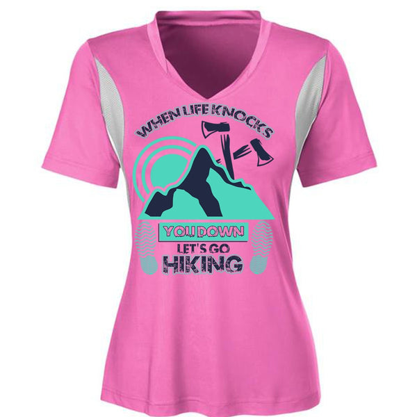 Let's Go Hiking T Shirt, When Life Knocks T Shirt, Awesome T-Shirts