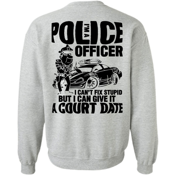 I Love Police T Shirt, I'm A Police Officer Sweatshirt