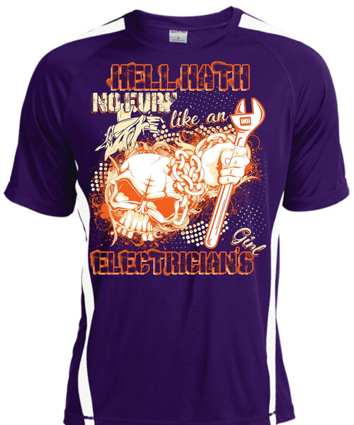 Like An Electrician's Girl T Shirt, Being An Electrician T Shirt, Cool Shirt