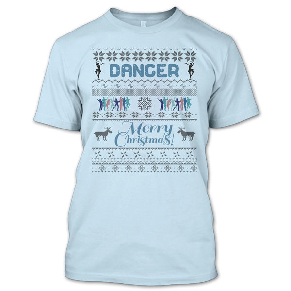 Dancer Merry Christmas T Shirt, Gift For Merry Christmas T Shirt