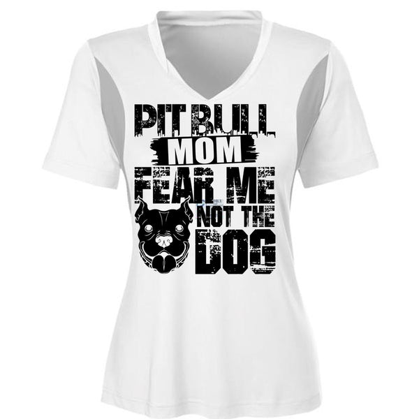 Pit Bull Mom Fear Me Not The Dog T Shirt, I Love My Dog T Shirt, Awesome T-Shirts