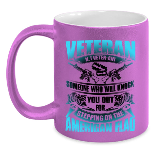 Cool Gift For Veterans Coffee Mug, Veteran Accent Mug
