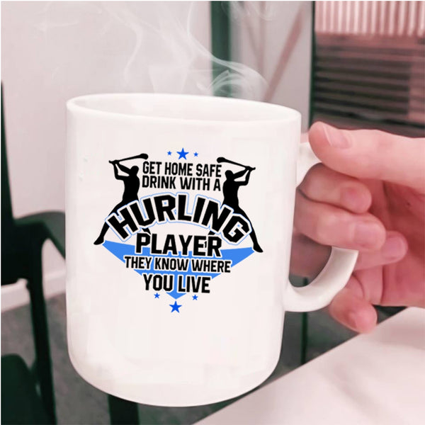 Cool Sport Coffee Mug, Drink With A Hurling Player Cup