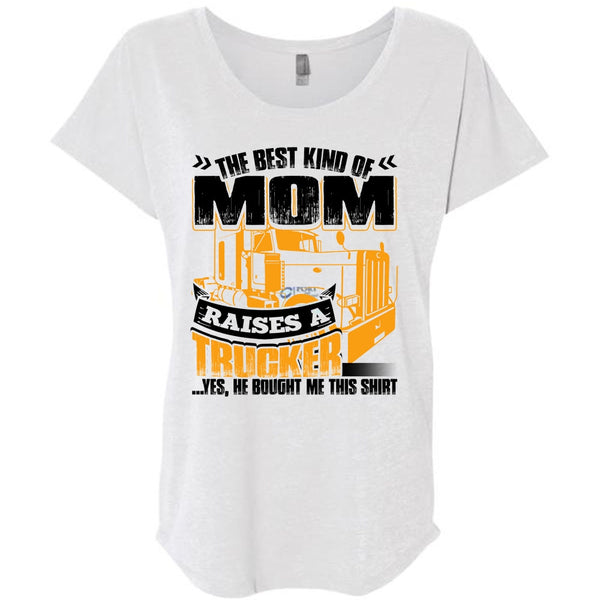 Mom Raises A Trucker T Shirt, I Love Trucking T Shirt, Awesome T-Shirts