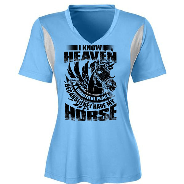 I Know Heaven T Shirt, I Love Equestrian T Shirt, Awesome T-Shirts