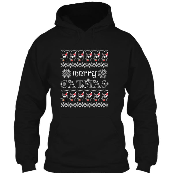 Merry Catmas T Shirt, Coolest Cat Lover T Shirt