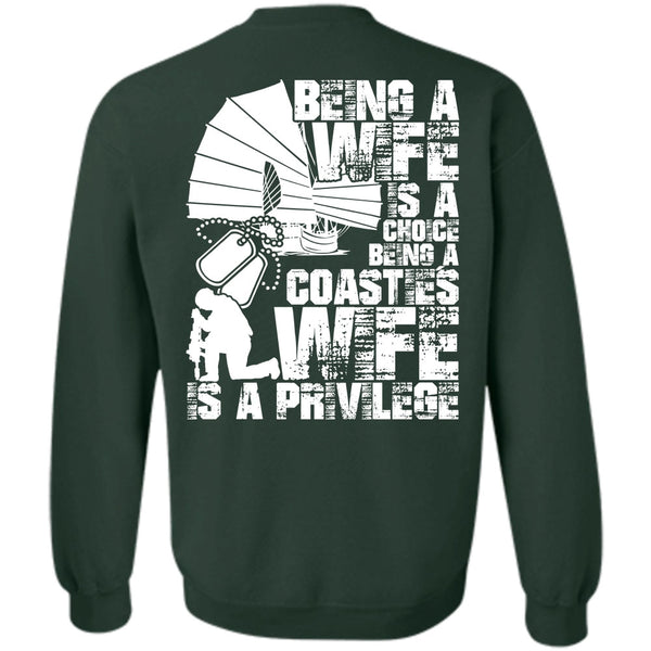 Coasties Wife T Shirt, I Love Wife Sweatshirt
