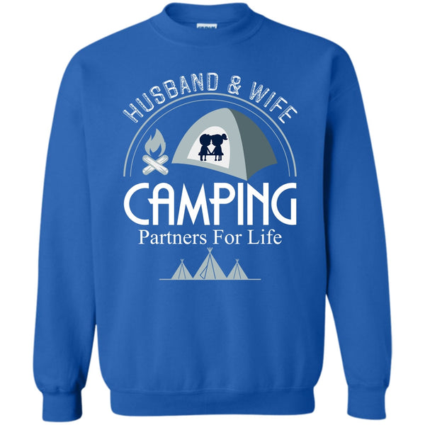Camping Partners For Life T Shirt, Coolest Camping Couple Sweatshirt