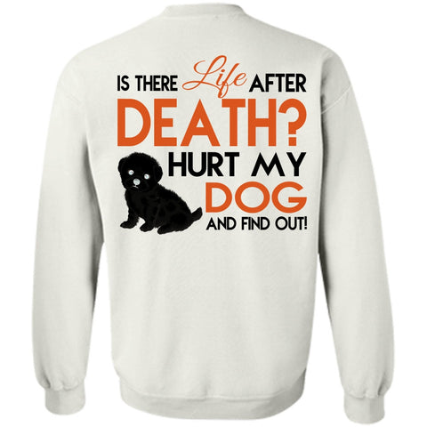 A black t-shirt with the shopify logo