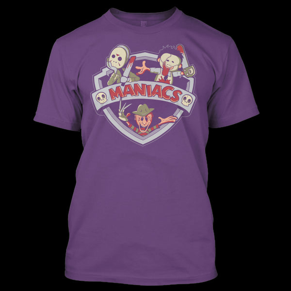 A black t-shirt with the shopify logo