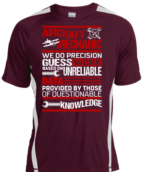 Aircraft Mechanic T Shirt, We Do Precision Guesswork T Shirt, Cool Shirt