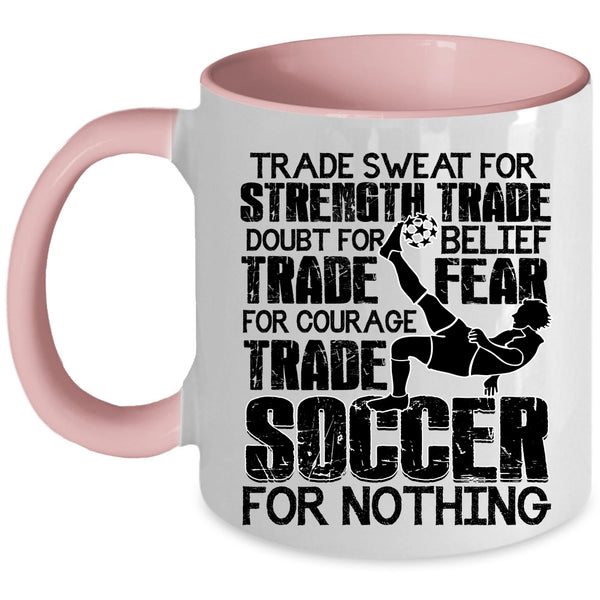 Funny Soccer Player Coffee Mug, Cool Soccer Accent Mug