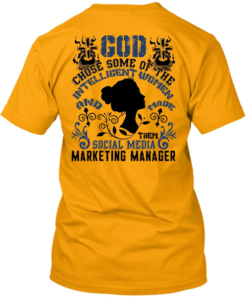 Social Media Marketing Manager T Shirt, I Love Manager T Shirt