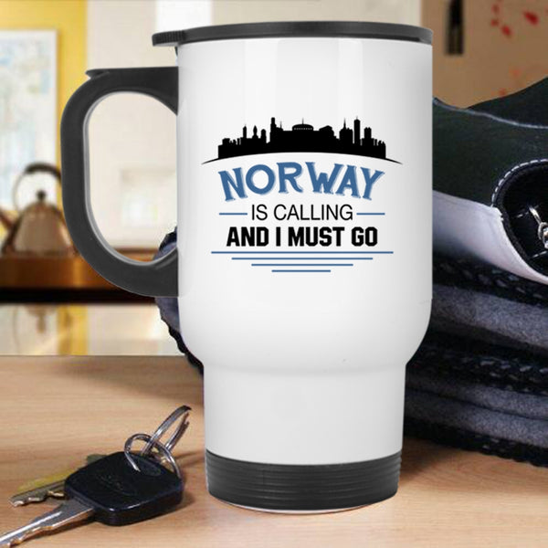 Cool Norway Travel Mug, Norway Is Caling And I Must go Mug