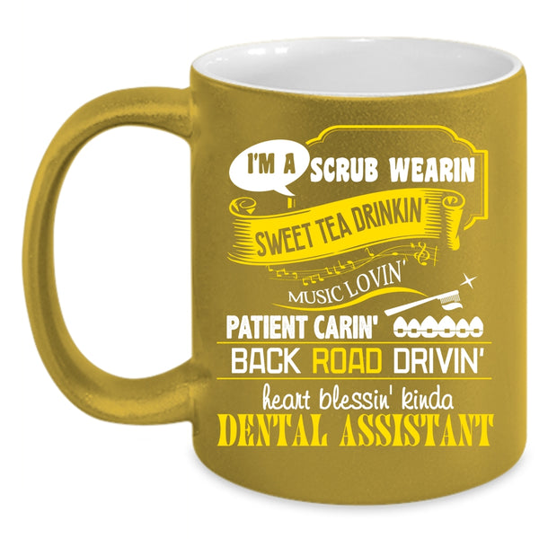 I'm A Dental Assistant Coffee Mug, Cool Dentist Coffee Cup