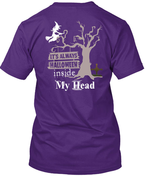 It's Always Halloween Inside My Head T Shirt, I Love You Pumpkin T Shirt