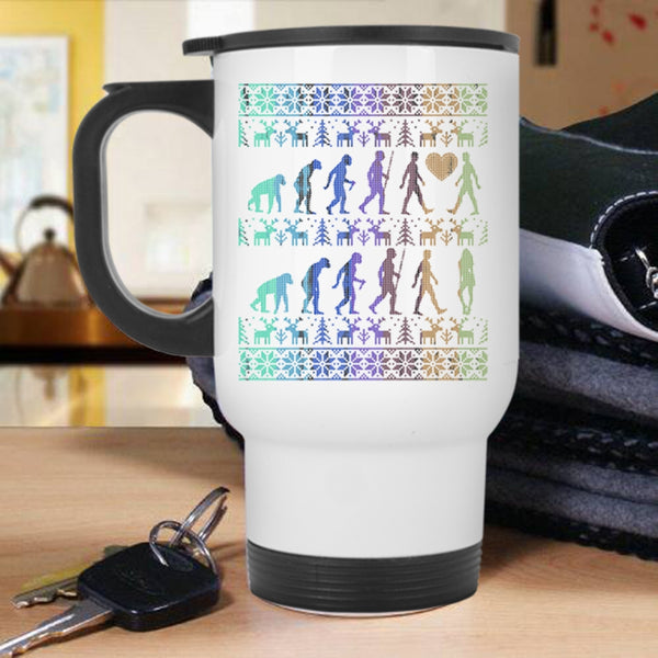 Christmas Gift For Couple Travel Mug, Cute Couple Mug