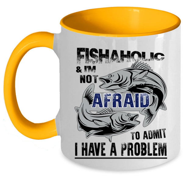 Cool Gift For Fishaholic Coffee Mug, Fishaholic Accent Mug