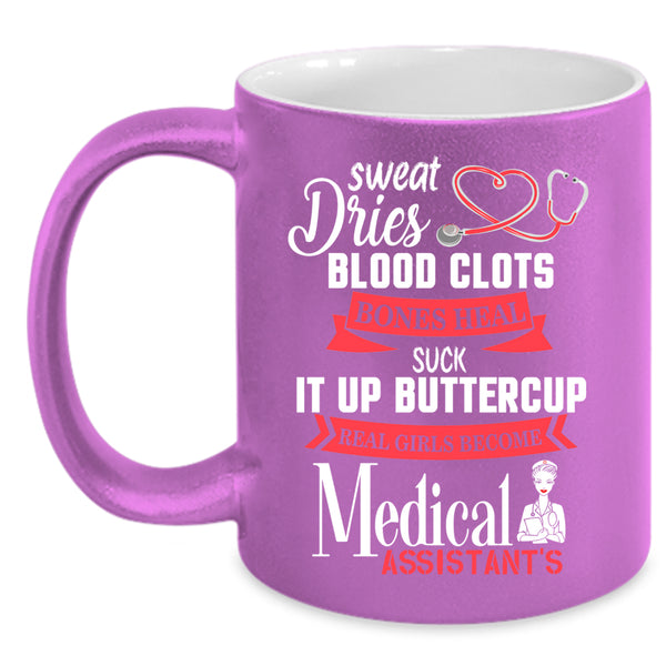 Real Girls Become Medical Assistant Coffee Mug, Cute Girls Coffee Cup