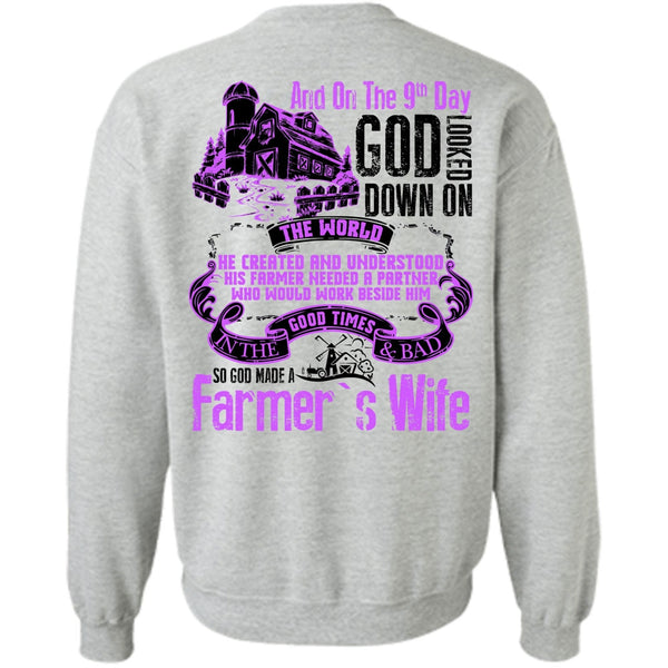 I Love Farming T Shirt, God Made A Farmer's Wife Sweatshirt