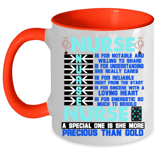 Awesome Gift For Nurse Coffee Mug, Nurse Accent Mug