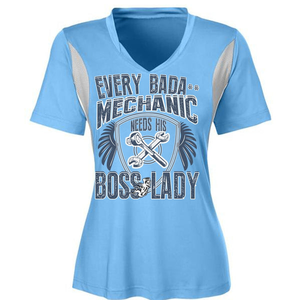 Mechanic Needs His Boss Lady T Shirt, I Love Mechanic T Shirt, Awesome T-Shirts